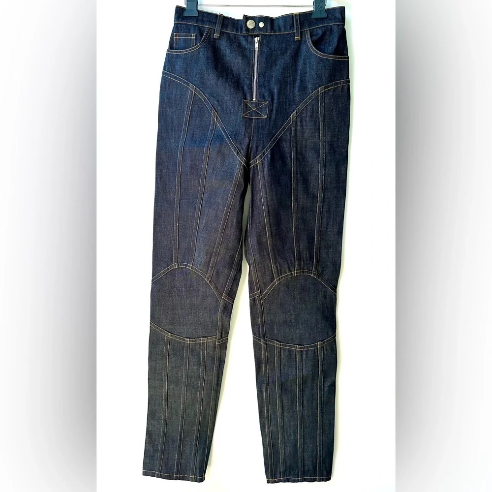 NWT Parnell Mooney Indigo 50 Panel Men's Dark Blue Jeans, 32